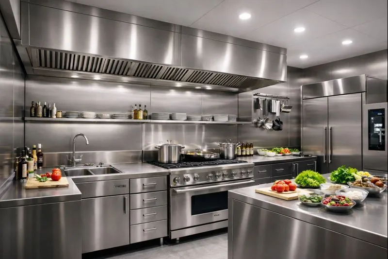 Stainless Steel Kitchen Feature Product