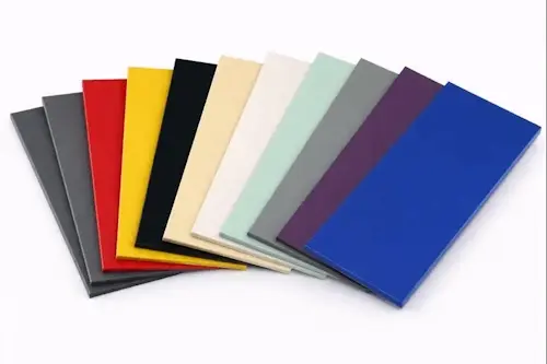 Coloured hygienic wall cladding range