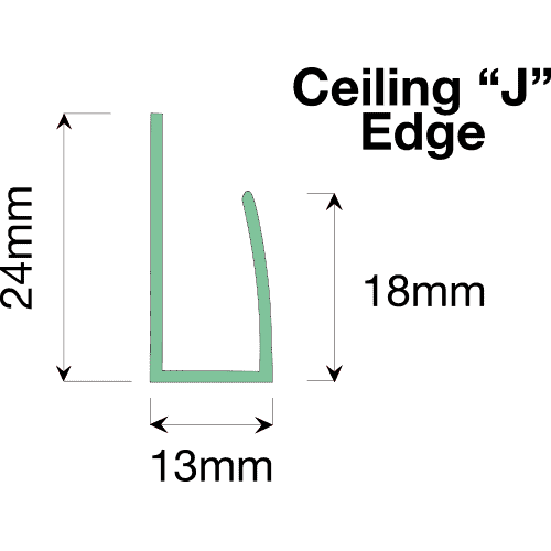 Ceiling J Edge