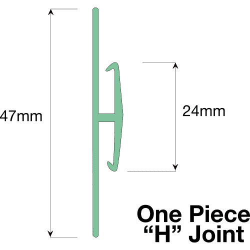 One Piece H Joint