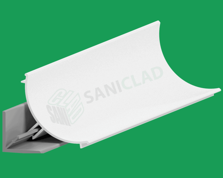 H Section Joining Strip Two Part Saniclad Hygienic Wall Cladding Experts