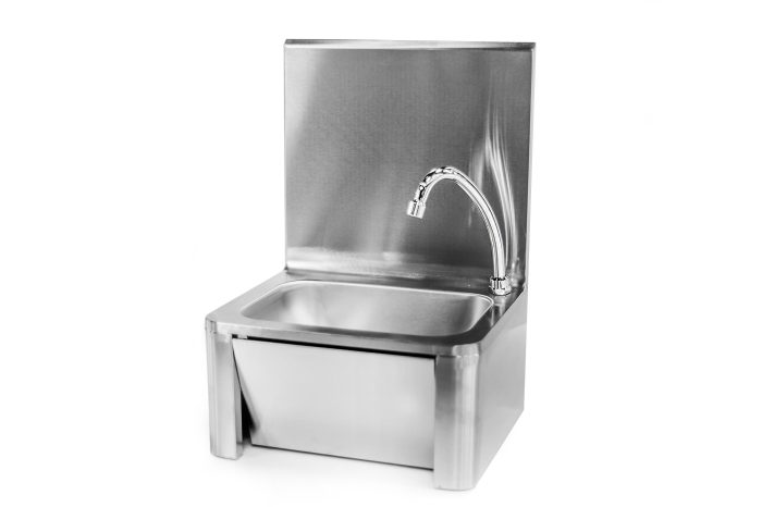 Commercial knee op hand wash sink