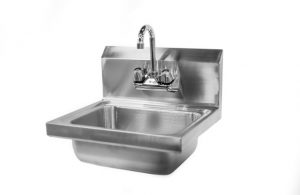 Small Hand Wash Basin + Tap Commercial Stainless Steel 12 Stainless steel hand wash basin sink
