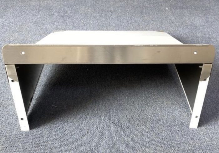 Stainless steel wall shelf